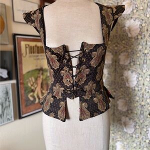 Renaissance Faire Lace-Up Corset Top